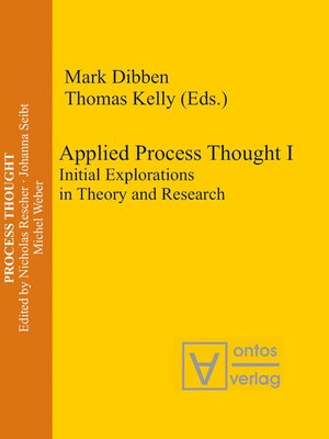 cover image of Applied Process Thought